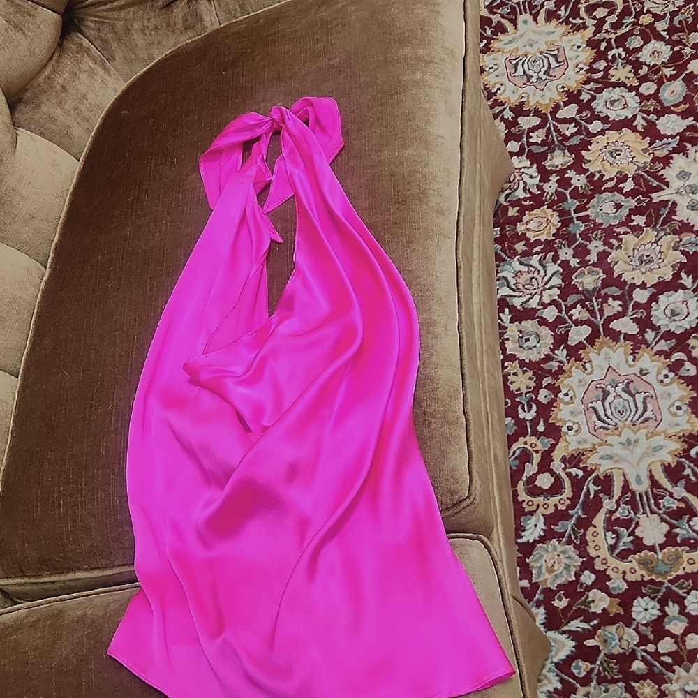 Silk Halter Top